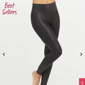 Spanx Faux Leather Leggings (Medium)